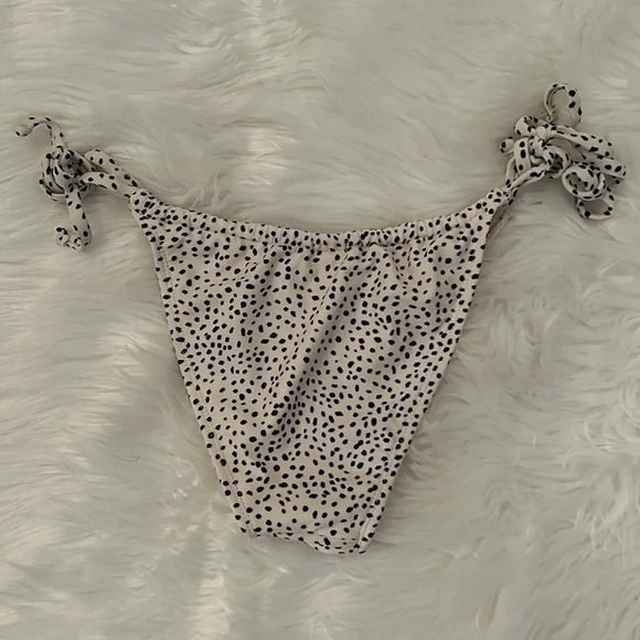 Dalmatian Print Cheeky Bikini Bottoms small - Picture 3 of 5